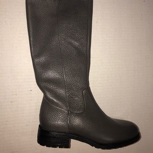 New Sam Edelman Ryan Grey Riding Boots Sz 6.5